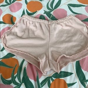 Brandy Melville mauve beach shorts